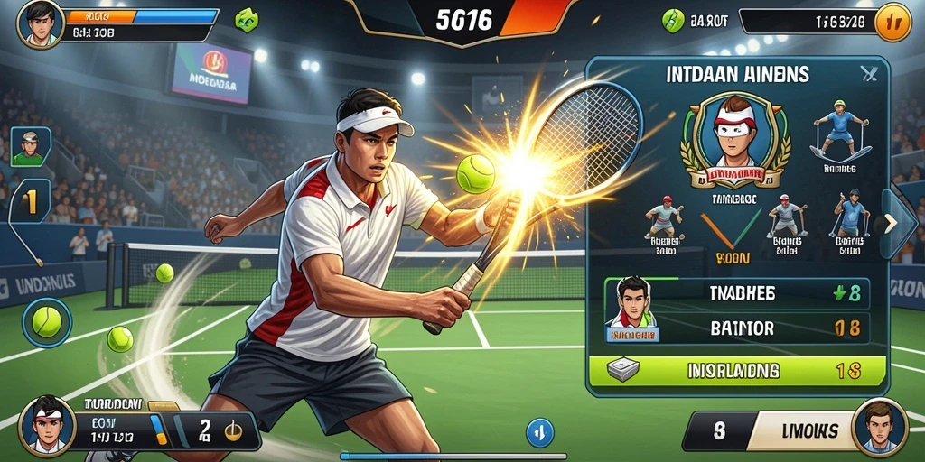 Fitur turnamen harian menambah tantangan bermain.