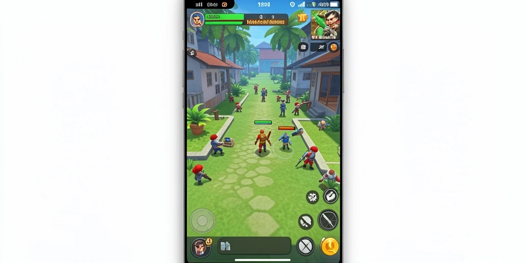 Pertarungan seru di mode multiplayer.